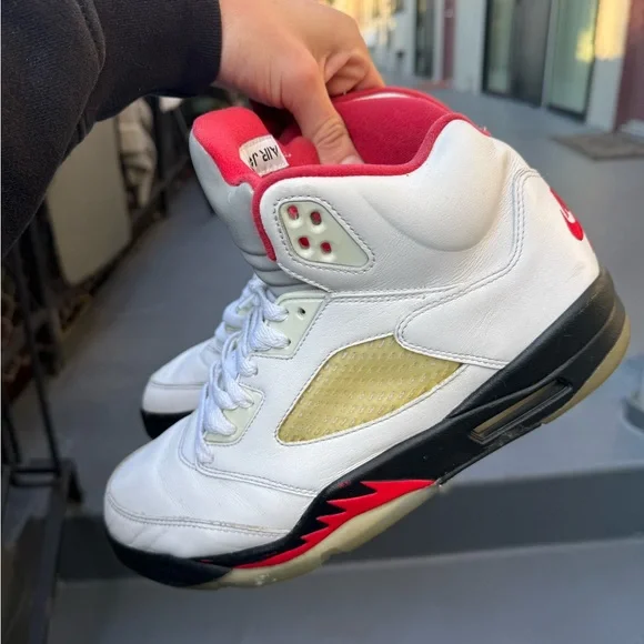 Mens nike jordan 5 size 10 mens jordan 5 mens nike shoes mens jordan shoes NBA - Picture 8 of 14